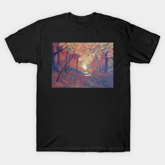 Autumn Trails T-Shirt by Artbybradon